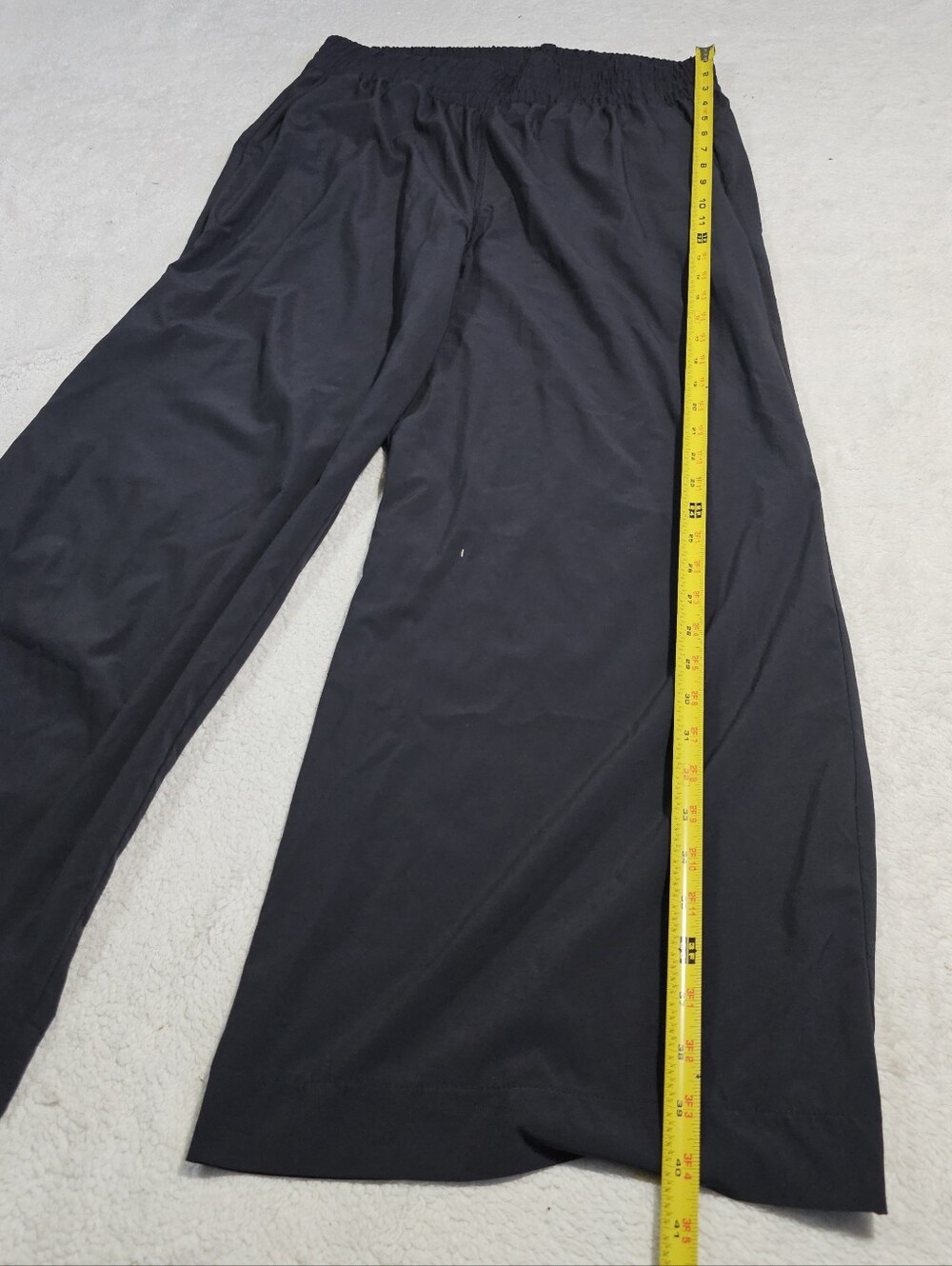 Vuori Black Wide-Leg Pants Size XL. - Picture 8 of 9